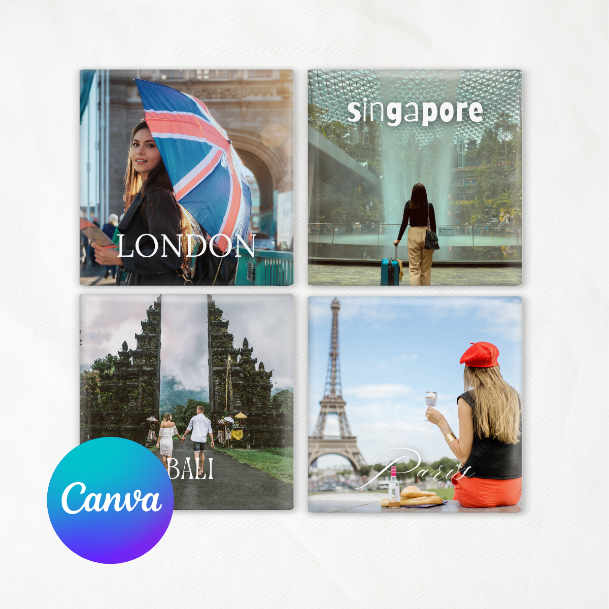 Travel Magnet Canva Template