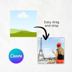 Travel Magnet Canva Template