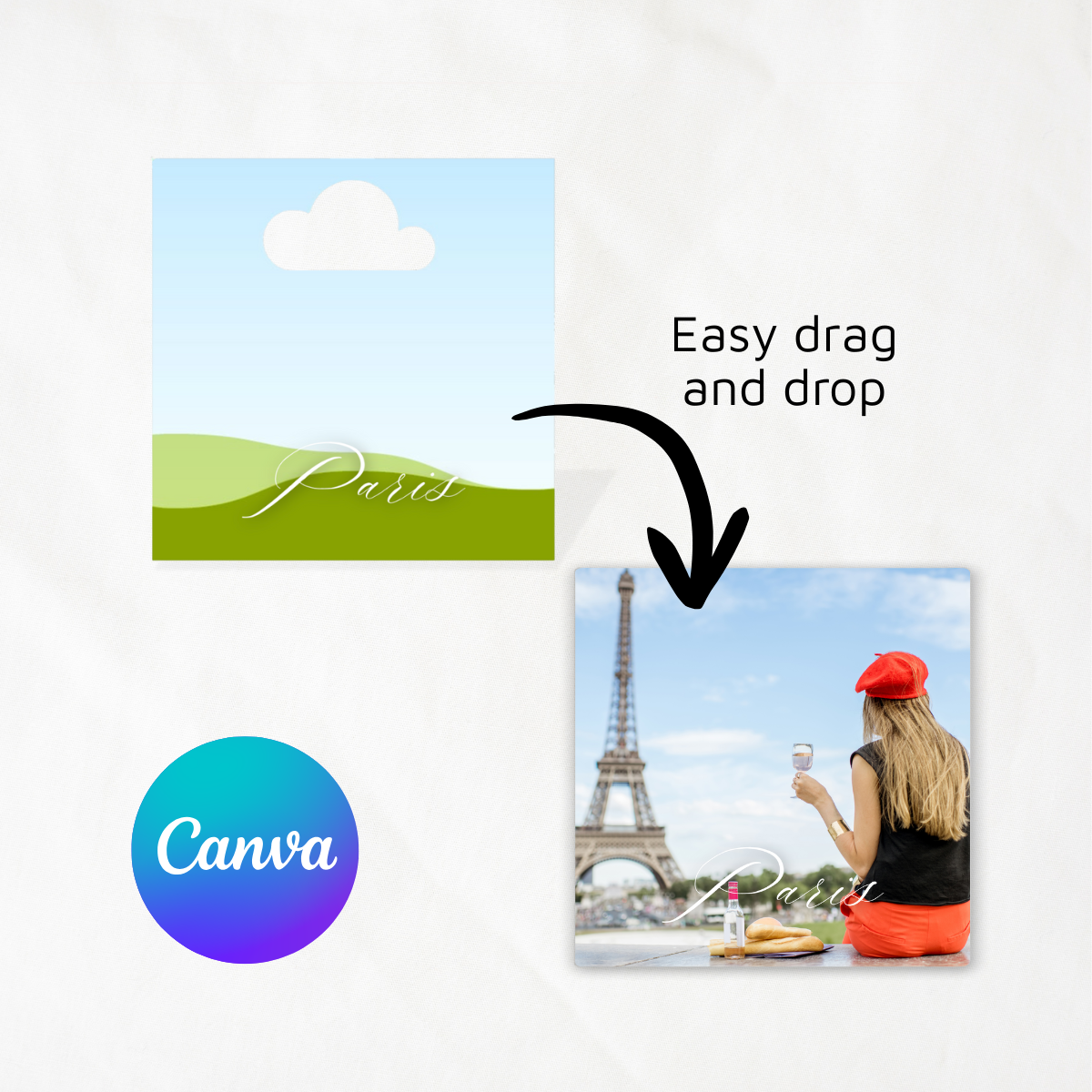 Travel Magnet Canva Template