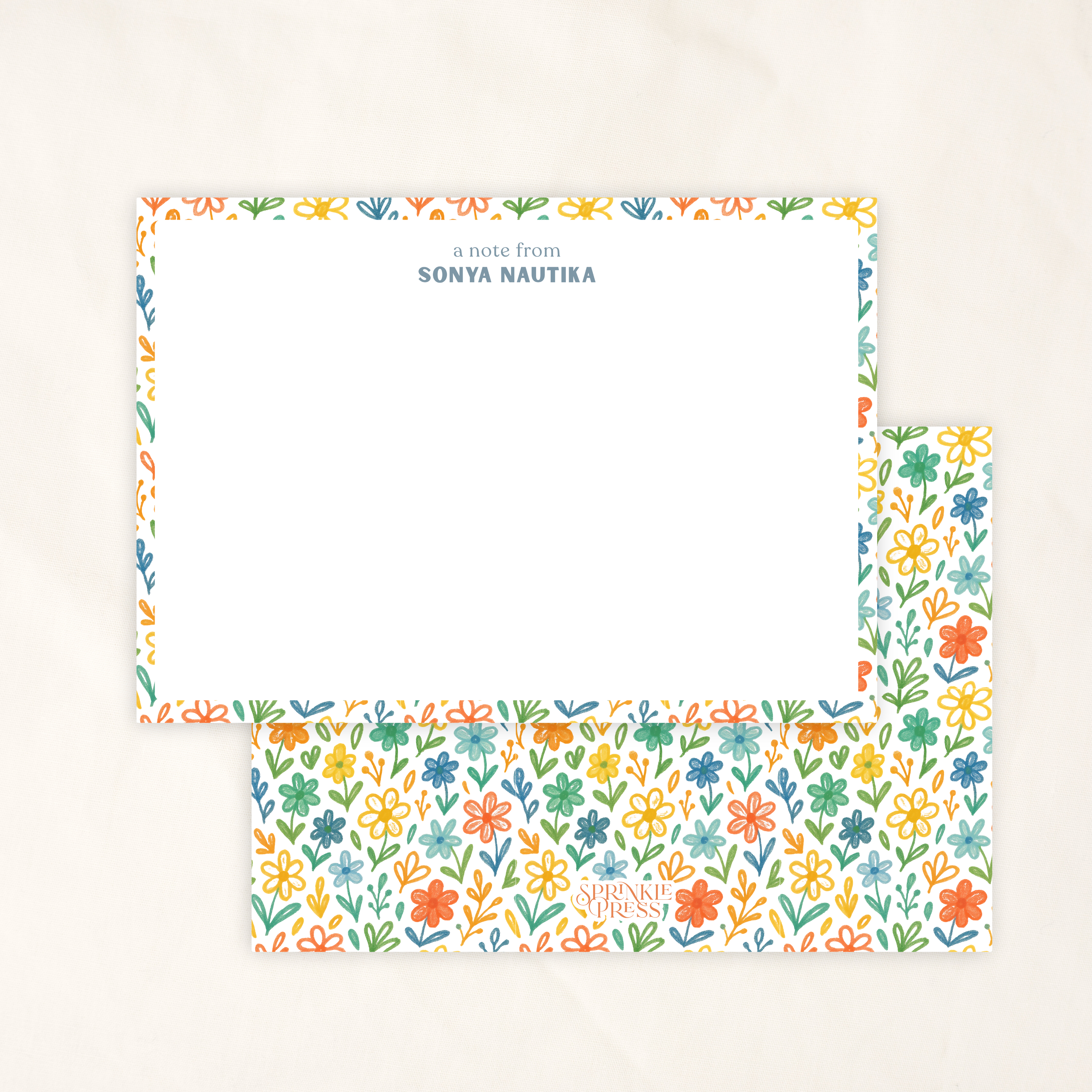 Crayon Flowers