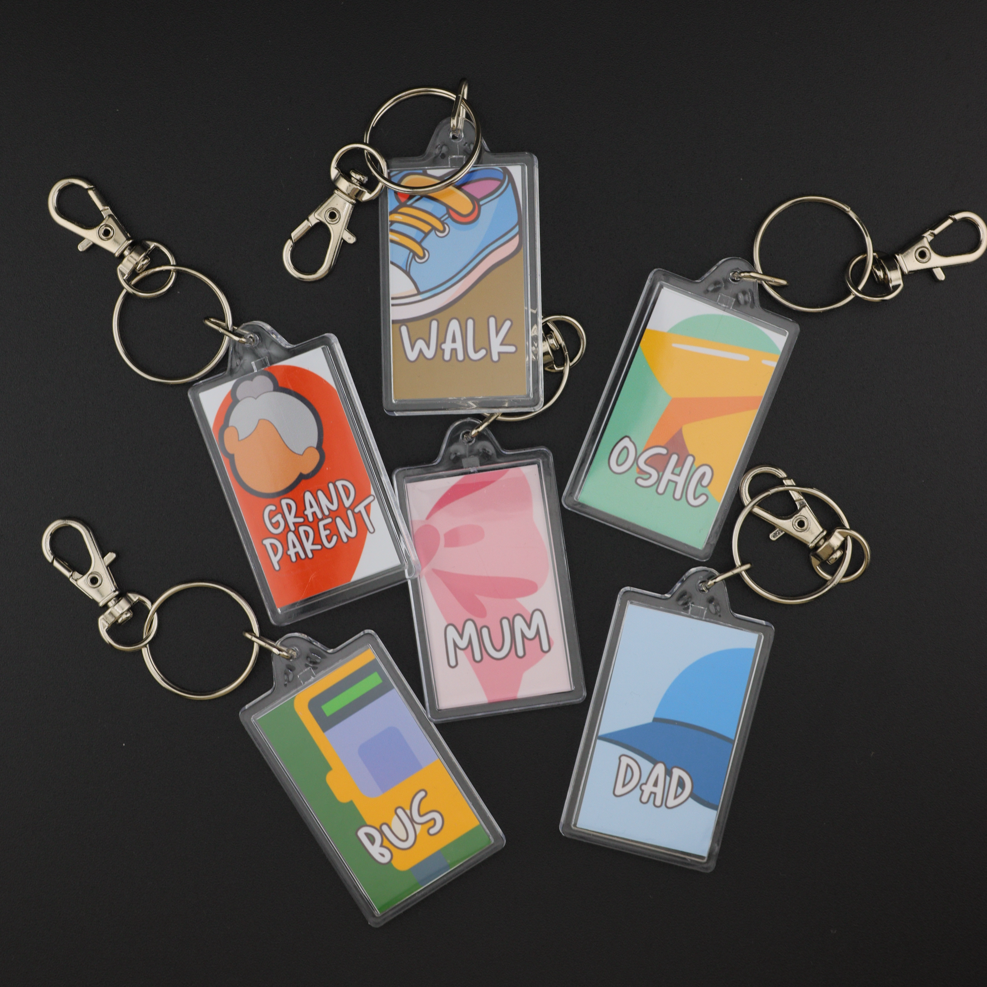 After School Routine Keychain
