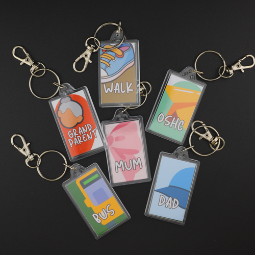 After School Routine Keychain