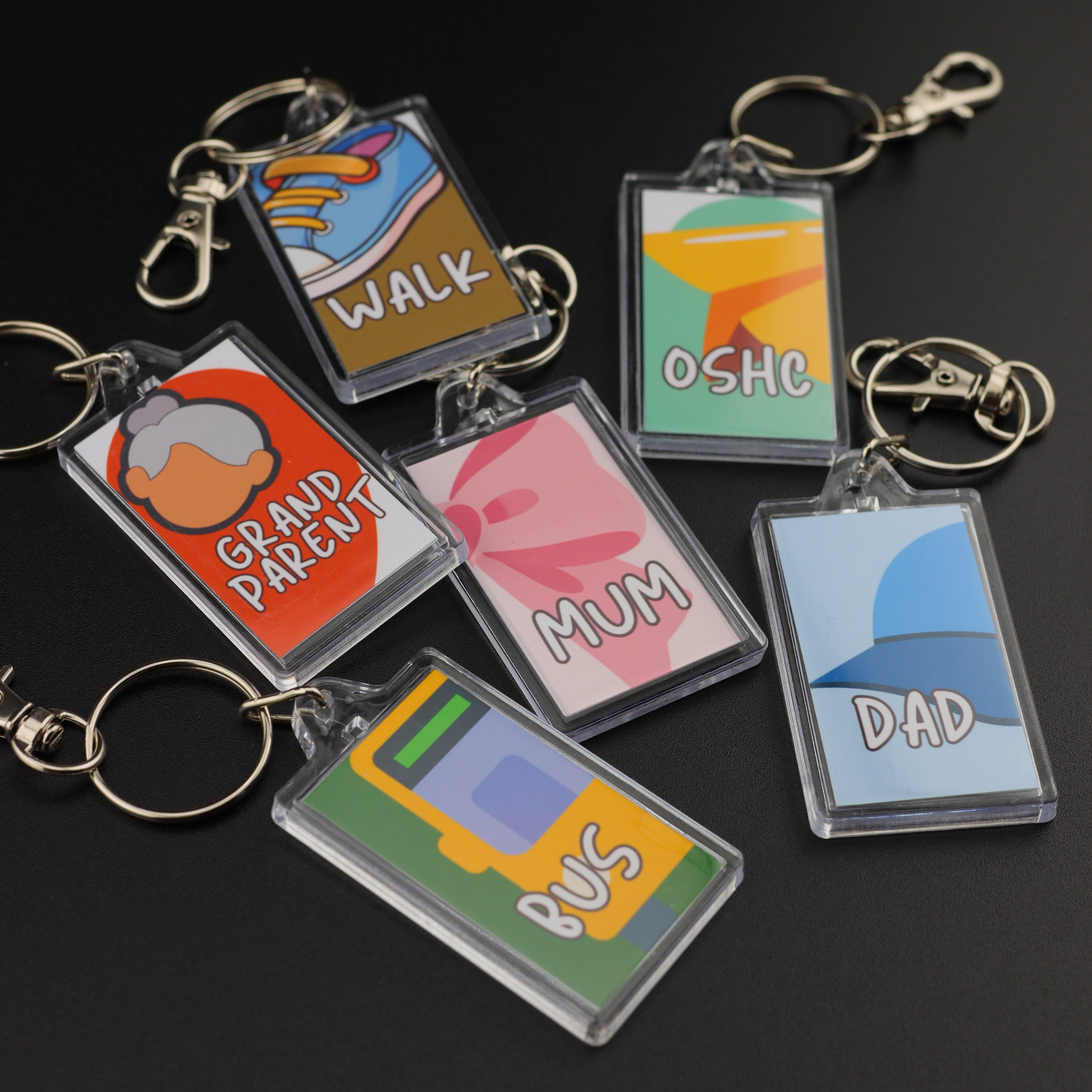 After School Routine Keychain