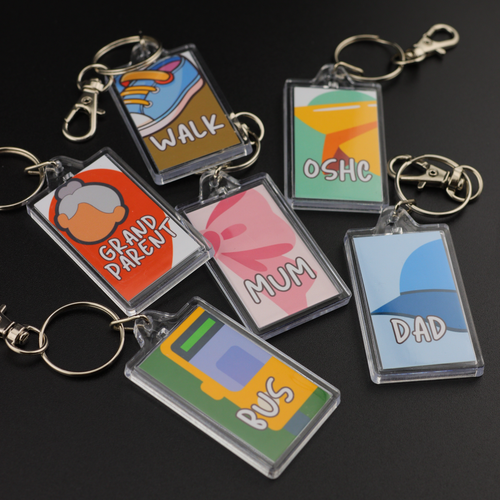 After School Routine Keychain