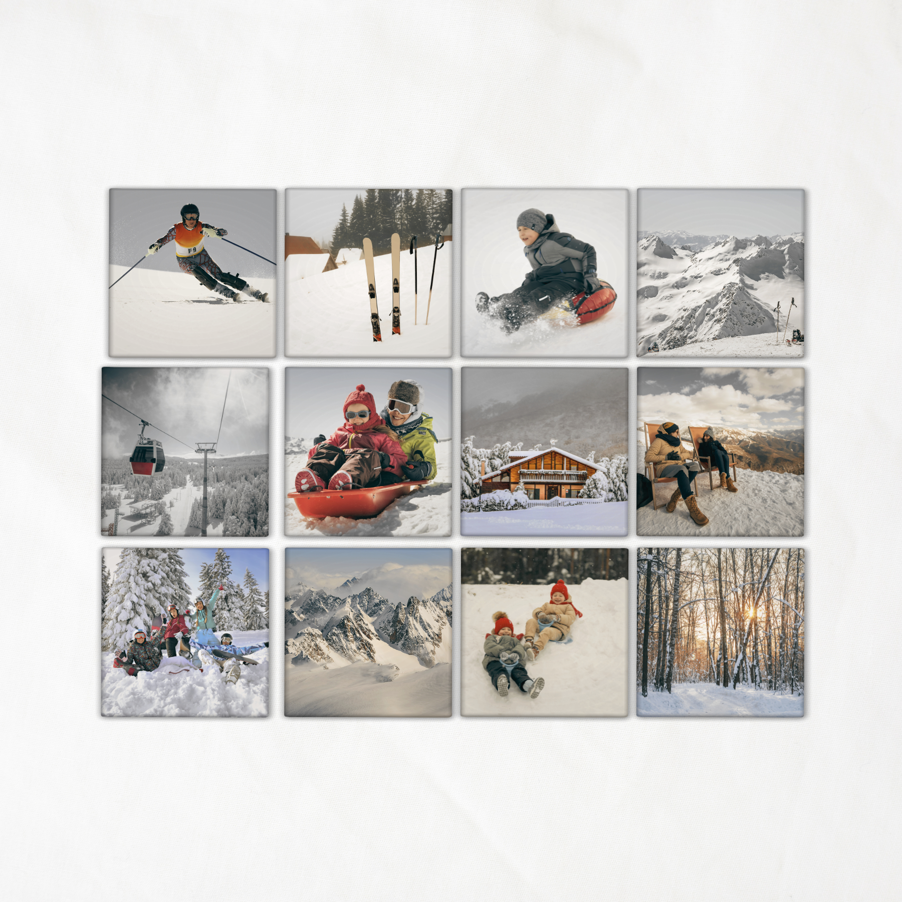 Set of 12 Customisable Magnets