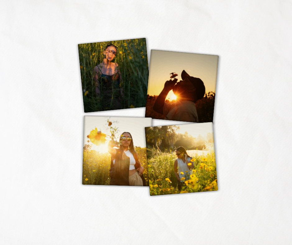 Set of 4 Customisable Magnets