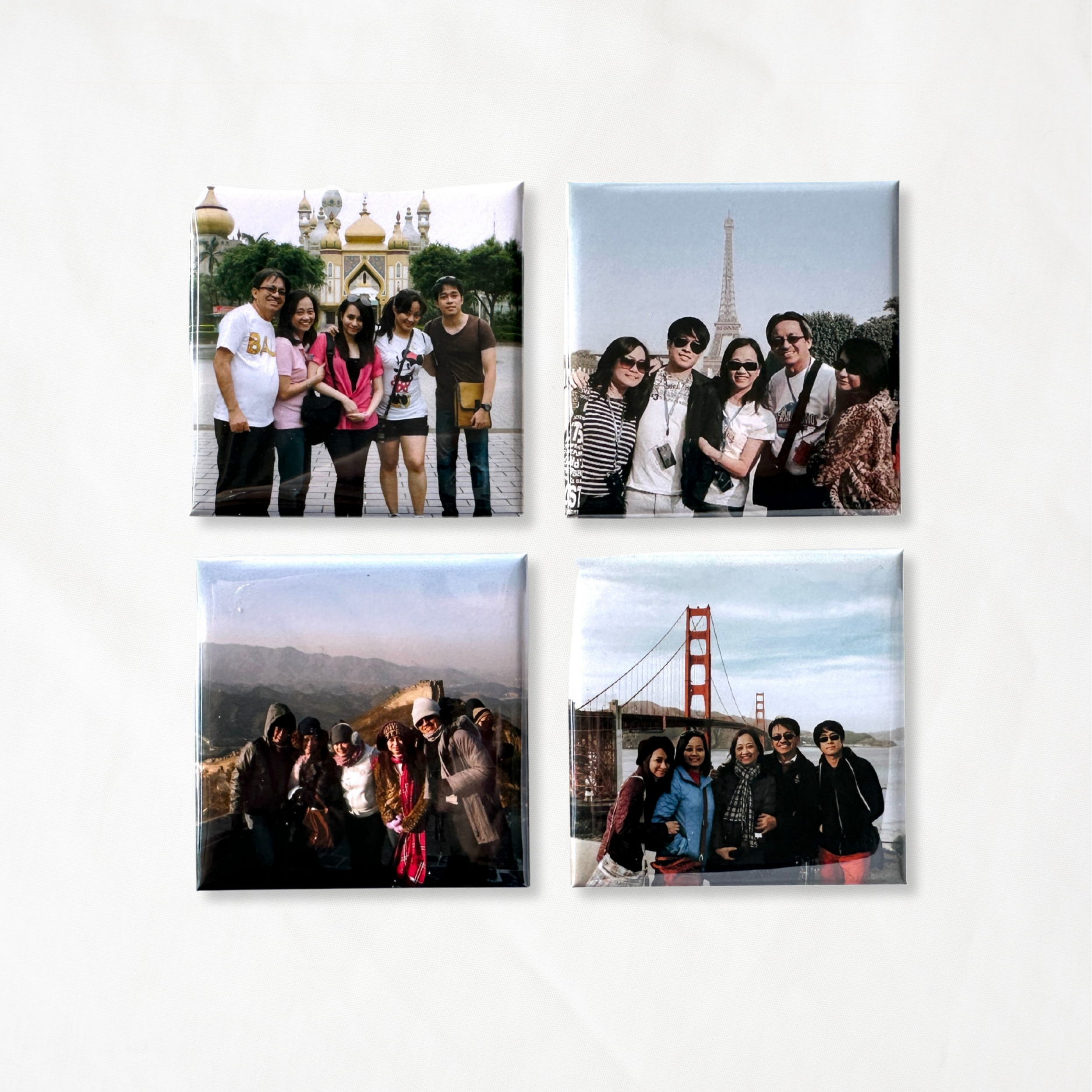 Set of 4 Customisable Magnets