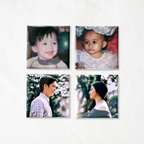 Set of 4 Customisable Magnets