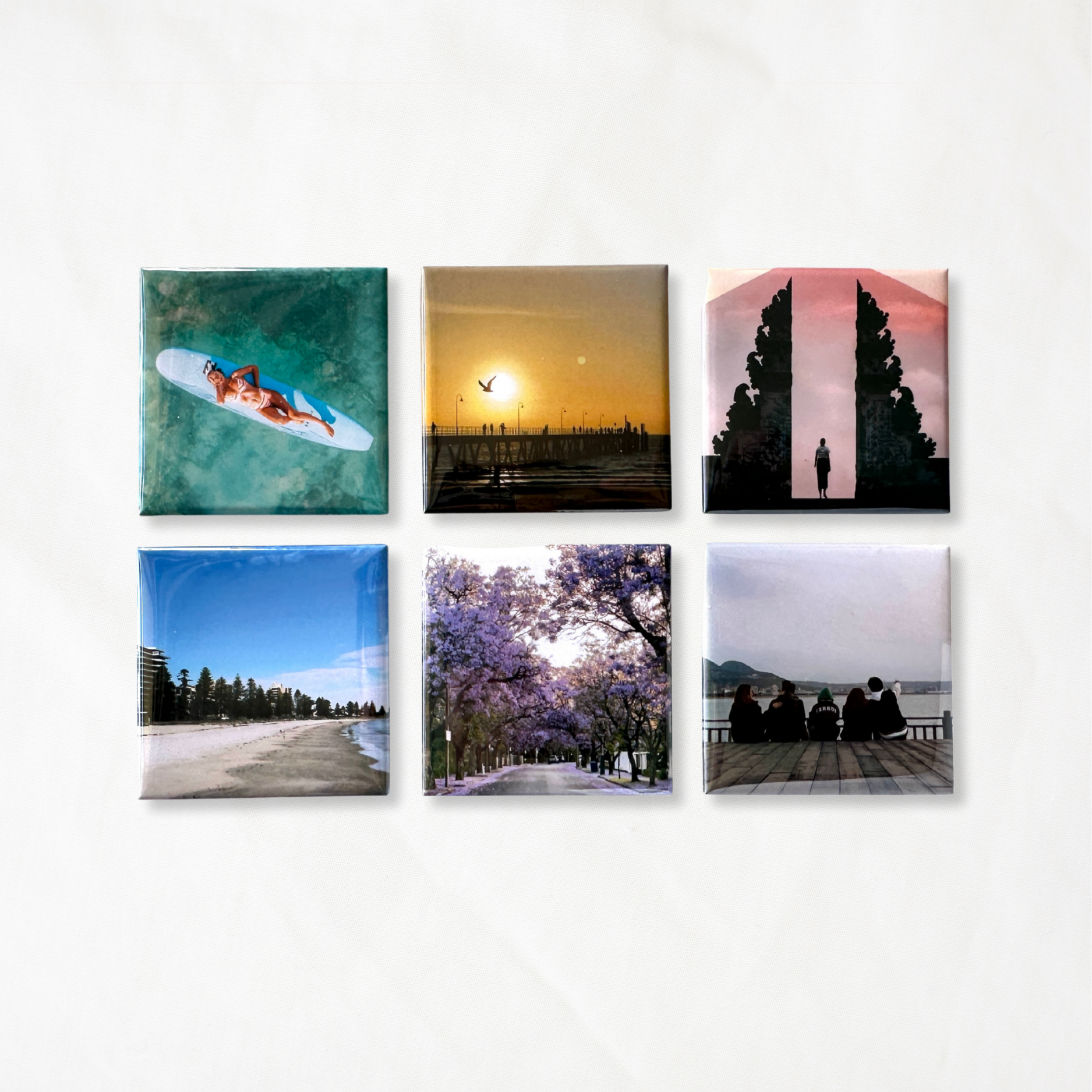 Set of 6 Customisable Magnets