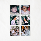 Set of 6 Customisable Magnets