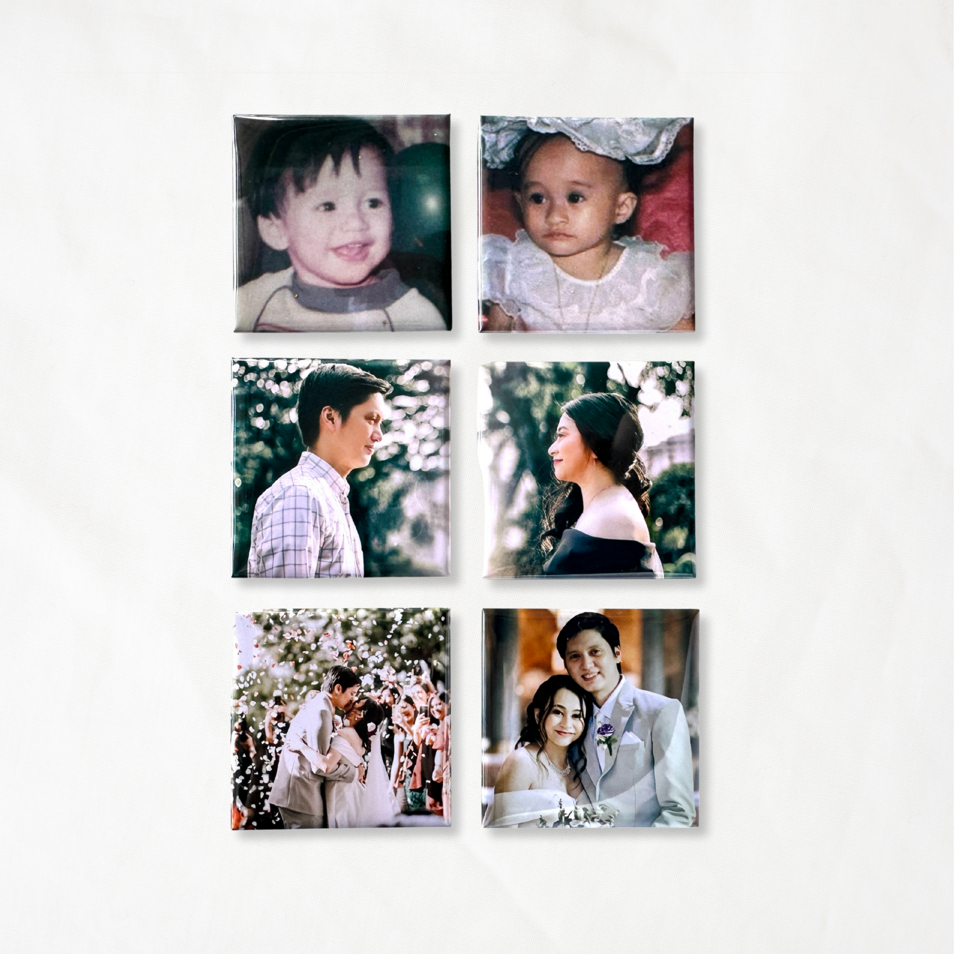 Set of 6 Customisable Magnets