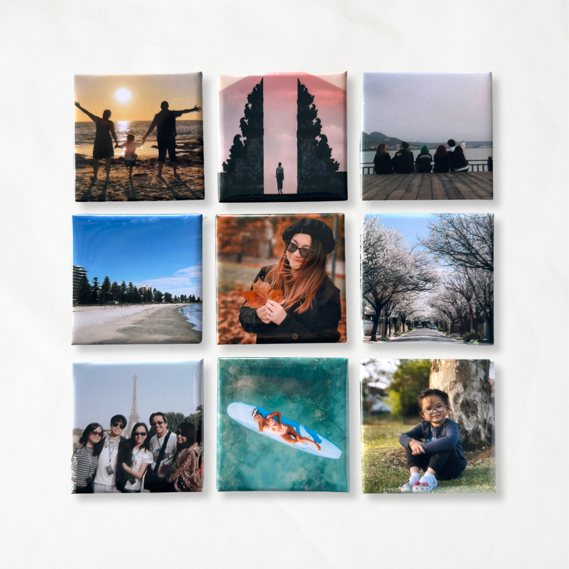 Set of 9 Customisable Magnets